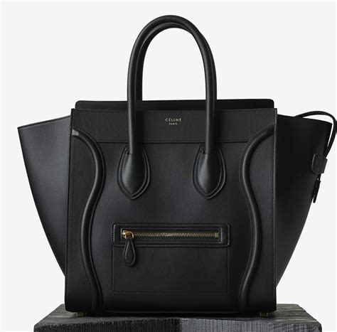 Celine tote bags black